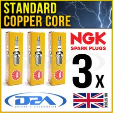 3x NGK AB-8 7909 Standard